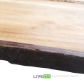 Solid Wood Cutting Board with Nature Bark